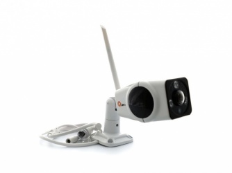 Qian Cámara Smart WiFi Bullet IR para Interiores/Exteriores 360, Inalámbrico, 1280 x 960 Pixeles, Día/Noche 