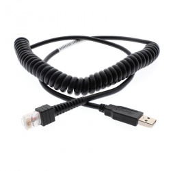 Qian Cable USB A Macho - RJ-50 Macho, 2.4 Metros, Negro 