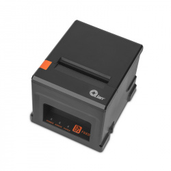 Qian QOP-T80UL-RI-02 Impresora de Tickets, Térmico, 203PPP, USB, LAN, Negro - incluye Fuente de Poder 