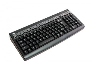 Teclado POS Qian QPA1702, Alámbrico, PS/2, Negro (Español) 