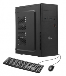 Computadora Kit Qian QPI-OPCI01-01, Intel Core i5-13400 2.50GHz, 16GB, 480GB SSD, Windows 11 Prueba + Teclado/Mouse 