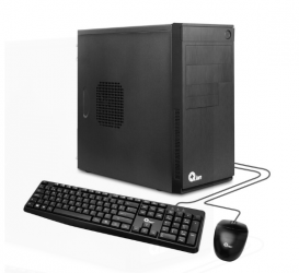 Computadora Kit Qian PCX12-03, Intel Core i3-12100F 3.30GHz, 16GB, 480GB SSD, Windows 11 Home Trial + Teclado/Mouse 
