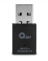 Qian Adaptador de Red USB QYW-033WB, Inalámbrico, 600 Mbit/s, Doble Banda 2.4/5 GHz  