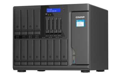 QNAP TS-1655 NAS de 16 Bahías, Intel Atom C5125 2.80GHz, USB 3.0, Negro ― no Incluye Discos Duros 