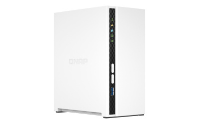 Qnap TS-233 NAS de 2 Bahías 3.5'', Cortex-55 2.0GHZ, 2GB DDR4, SATA, Mini Tower, 2x USB 2.0 - no incluye Discos 
