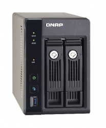 QNAP TS-253 Pro Sistema NAS para 2 Discos Duros, max. 8GB, Intel Celeron 2.00GHz, SATA III 