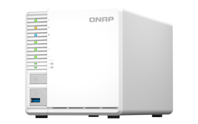 QNAP TS-364 NAS de 3 Bahías, Intel Celeron N5095 2.00GHz, SATA III, Blanco ― No Incluye Disco Duro 