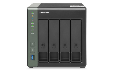QNAP TS-431X3-4G NAS de 4 Bahías, Annapurna Labs AL314 1.70GHz, USB, Negro ― no Incluye Discos Duros 