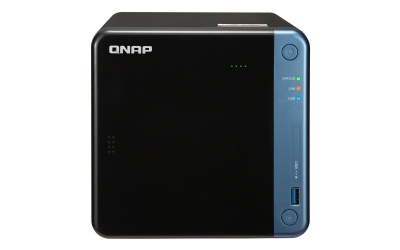 QNAP TS-453BE NAS de 4 Bahías, Intel Celeron J3455 1.50GHz, SATA III, Negro 