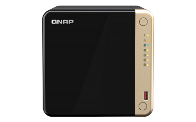 QNAP TS-464-4G NAS de 4 Bahías, Intel Celeron N5095 2.9GHz, SATA III/M.2, Negro ― No incluye Discos Duros 