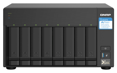 QNAP TS-832PX-4G NAS de 8 Bahías, Annapurna Labs AL324 1.70GHz, USB, Gris/Negro ― no Incluye Discos Duros 