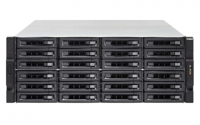 QNAP TS-EC2480U-E3-4GE-R2 NAS de 24 Bahías, Intel Xeon E3-1246V3 3.50GHz, SATA II/III, Negro ― no Incluye Discos 