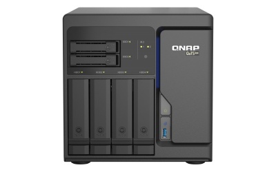 QNAP TS-h686-D1602-8G NAS de 6 Bahías, 8GB, Intel Xeon D-1602 2.5GHz, USB, Negro ― no Incluye Discos Duros 