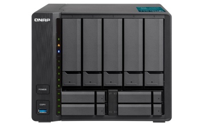 QNAP TVS-951X-8G-US NAS de 9 Bahías, Intel Celeron 1.80GHz, SATA, Negro ― no Incluye Discos 