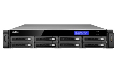 QNAP NVR de 32 Canales VS-8132U-RP PRO+ para 8 Discos Duros, max. 32TB, 2x USB 2.0, 4x RJ-45 