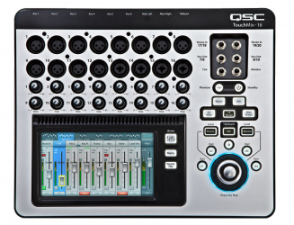 QSC Mezcladora Digital TouchMix-16, 16 Canales, WiFi, XLR, 48V 