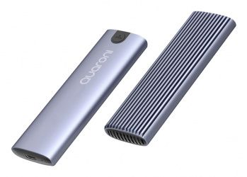 Quaroni Gabinete para SSD EM2TL1 M.2, USB-C, M.2 