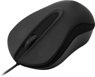 Mouse Quaroni Óptico MAQ01N, Alámbrico, USB, 1200DPI, Negro 