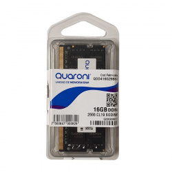 Memoria RAM Quaroni QDD416G2666-S DDR4, 2666MHz, 16GB, Non-ECC, 19CL, SO-DIMM 