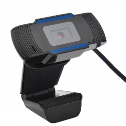 Quaroni Webcam QWC-01, 1280 x 720 Pixeles, USB/3.5mm, Negro 