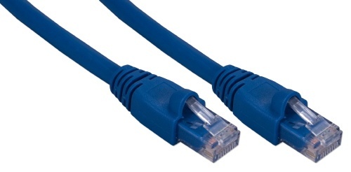 QVS Cable Patch Cat6a RJ-45 Macho - RJ-45 Macho, 7.6 Metros, Azul 