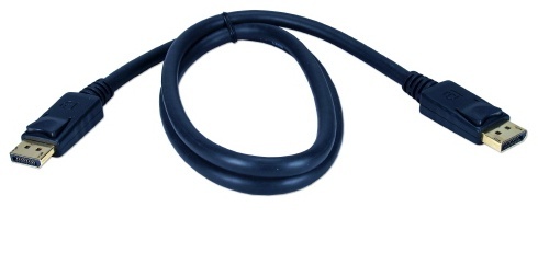 QVS Cable DisplayPort Macho - DisplayPort Macho, 3 Metros, Negro 