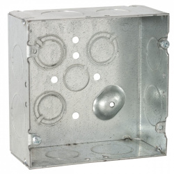 Raco Caja de Pared HUB-265, Gris 
