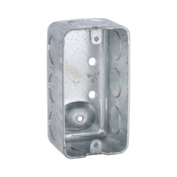 Raco Caja para Pared  HUB-666, Gris 