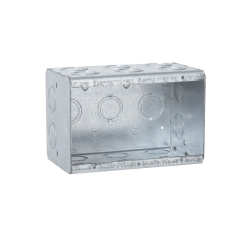 Raco Caja de Pared HUB-697, 19 Entradas, Acero 