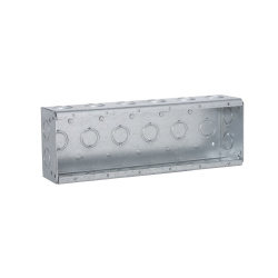 Raco Caja de Pared HUB-960, 28 Entradas, Acero 