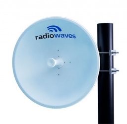 RadioWaves Antena Direccional SPD2-5W, 29.8dBi, 4.9 - 6GHz ― Incluye Montaje 