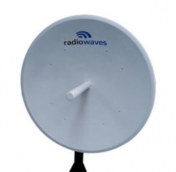RadioWaves Antena Direccional SPD4-5W, 35.4dBi, 4.9 - 6GHz ― Incluye Montaje 