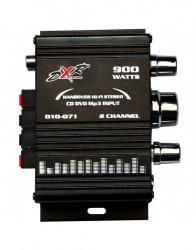 Radox Amplificador DXR Mini, 2 Canales, 900W, RCA 