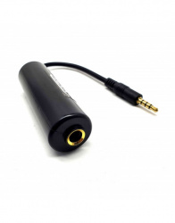 Radox Interfaz de Audio Guitarra Bajo 3.5mm, para Android/iOS/iRig, Negro 