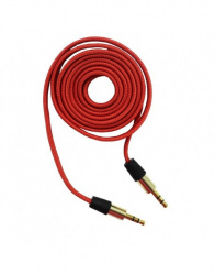 Radox Cable AUX 3.5mm Macho - 3.5mm Macho, Rojo 