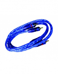 Radox Cable AUX 2 x RCA Macho - 2 x RCA Macho, 90cm, Azul 