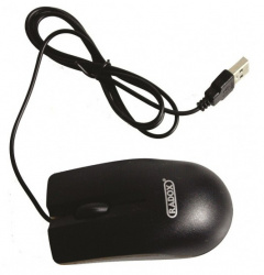 Mouse Radox Óptico, Alámbrico, USB, Negro 
