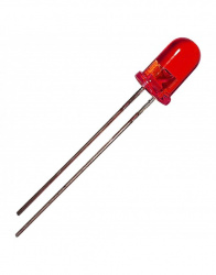 Radox LED Rojo 245-836, 5mm, 100 Piezas 
