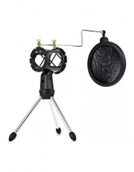 Radox Soporte para Micrófono con Suspensión 490-630, Negro/Gris 