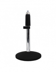 Radox Mini Tripié de Mesa 490-775, 20cm, Negro/Cromo, para Micrófono 