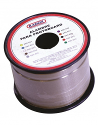 Radox Carrete de Alambre para Protoboard, 100 Metros, Café 
