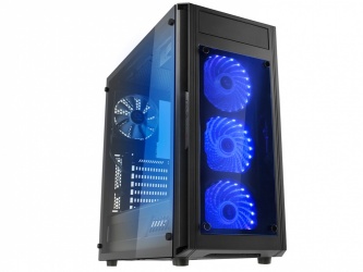Gabinete Raidmax Alpha Prime con Ventana LED RGB, Full-Tower, ATX/Micro-ATX/Mini-ATX, USB 3.0, sin Fuente, Negro 