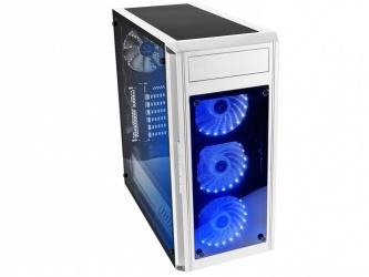 Gabinete Raidmax Alpha Prime con Ventana LED RGB, Full-Tower, ATX/Micro-ATX/Mini-ATX, USB 3.0, sin Fuente, Blanco 