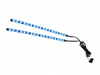 Raidmax Tiras de LED RGB con Control, 20 Colores, 30cm, 2 Piezas 