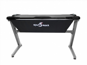 Raidmax Escritorio Gamer PK-101, LED Azul, 1174 x 660 x 734mm, Gris/Negro 