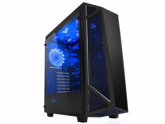 Gabinete Raidmax SIGMA con Ventana LED Azul, Tower, ATX/Micro-ATX/Mini-ATX, USB 3.0, sin Fuente, Negro 