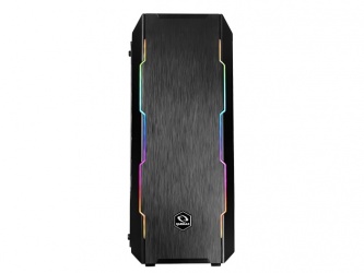 Gabinete Raidmax ATTILA con Ventana RGB, Midi-Tower, ATX/Micro-ATX/Mini-ATX, USB 2.0/3.0, sin Fuente/Ventiladores Instalados, Negro 