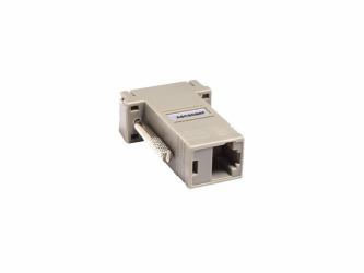 Raritan Adaptador Serial RJ-45 Hembra - DB9 Hembra, Gris 