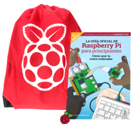 Raspberry Kit Guía para Principiantes en Placas de Desarrollo, con Mochila y Pin 