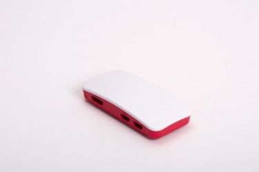 Raspberry Carcasa para Pi Zero W, Blanco/Rojo - No Incluye Placa 